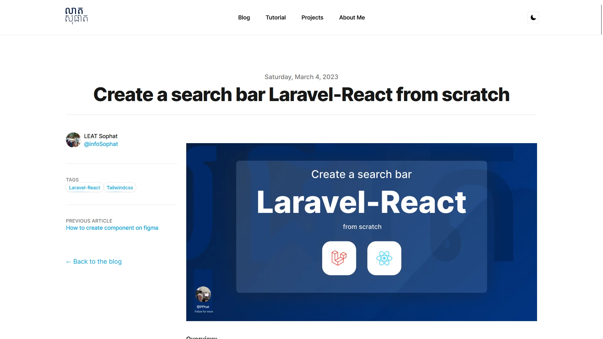 Content section light mode