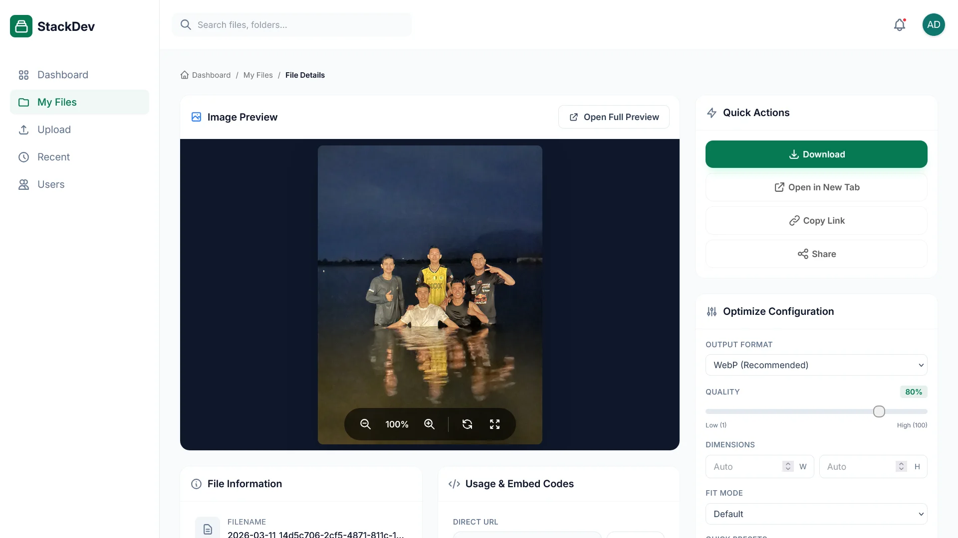 8. Demo Image Project