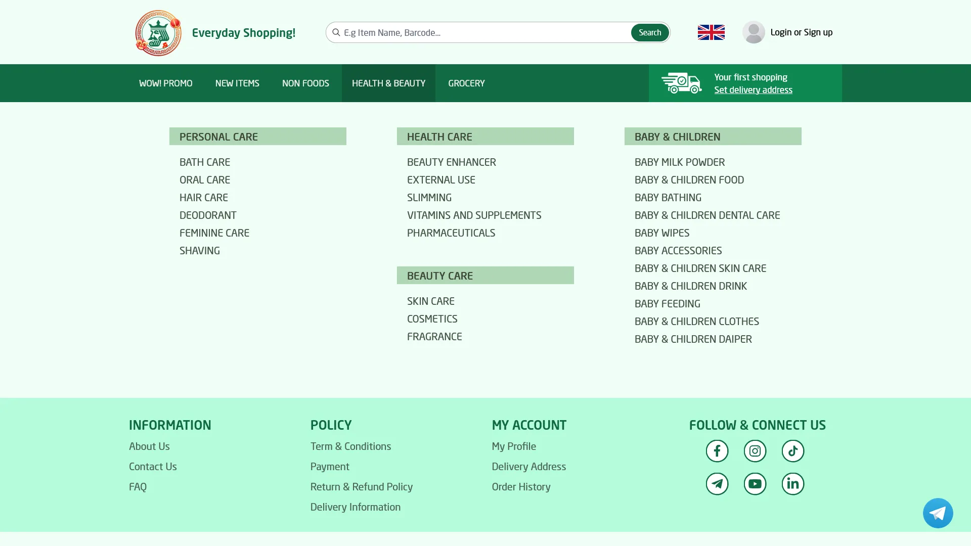 Retail product cards and promotions