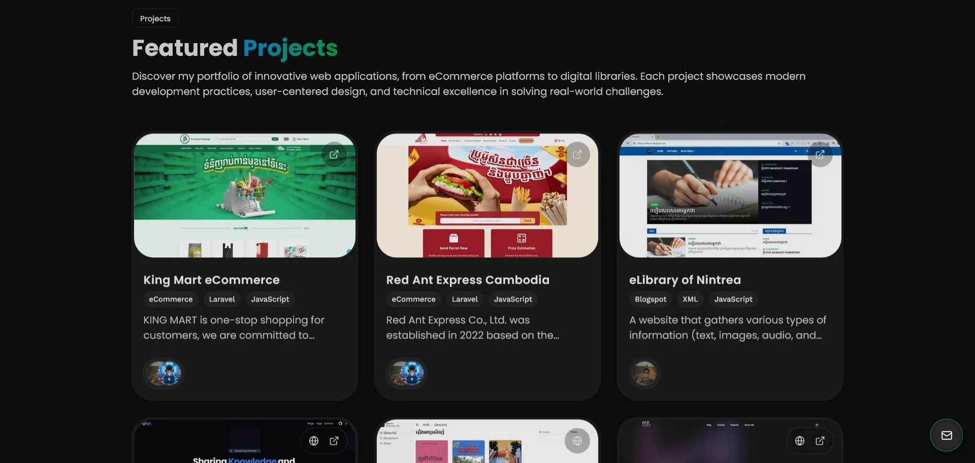 Contact me dark mode